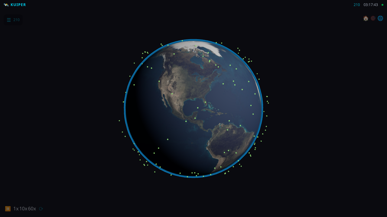 Amazon Kuiper Satellite Tracker